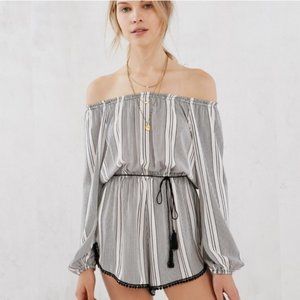 Urban Outfitters Ecote Striped Romper SZ XS